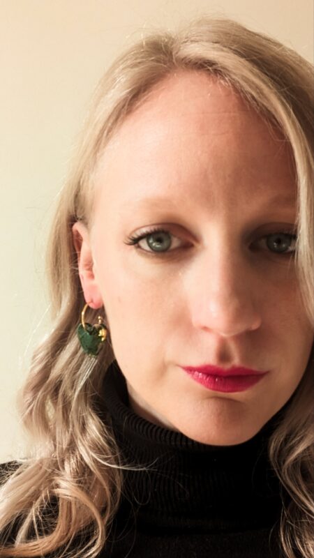 Boucles Aya sur créoles ouvertes – Image 3
