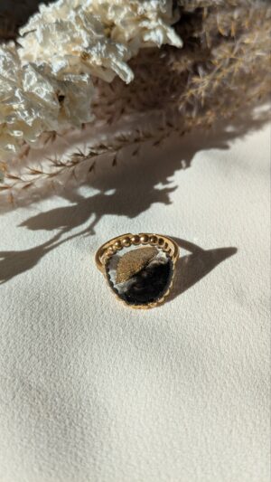 Bague ronde Onyx